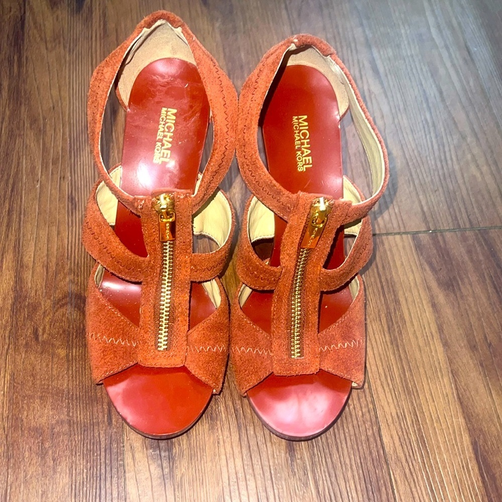 Michael Michael Kors Orange heels.